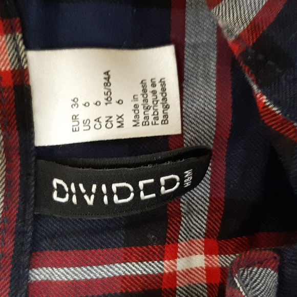 Red, white, and blue flannel - Picture 4 of 4